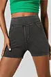 denim sports shorts
